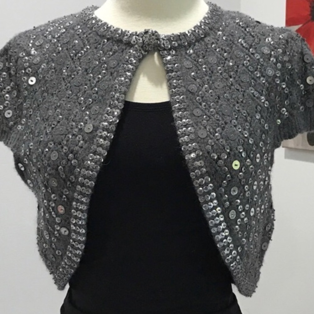 Sequined evening caplet, excellent condition ‼️